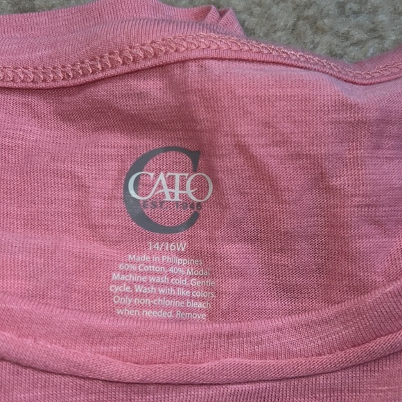 Cute light salmon top Cato - Picture 2 of 2